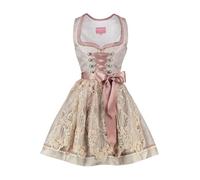 Krüger Dirndl Mini Dirndl rosa 419068 Blumenmuster Gr. 36 Damen