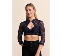 Krüger Dirndlbluse Amore Italiano 44 blau