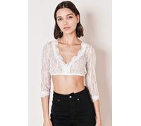 Krüger Dirndlbluse Cassandra 3/4-Arm 42 weiß