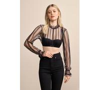 Krüger Dirndlbluse Delinda 42 schwarz