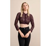 Dirndlbluse SUNNA - Krüger Collection - 216268-000-0090 Bordeaux - Gr. - 38