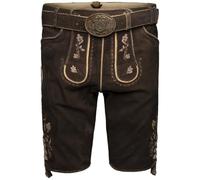 Krüger Herren Lederhose Calle Dunkelbraun 48