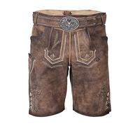 Krüger Lederhose Milo mit Gürtel 50