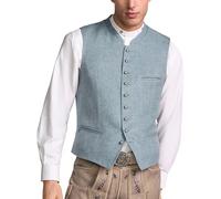 Krüger Herren Trachten Weste Cassian, klassisch, festlich, rundhals, Tracht, Volksfest