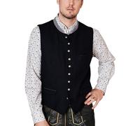 Krüger Herren Trachten Weste kurz, Modell: Jermeny, kurzarm, Art.-Nr. 951566-0-0080, 62,