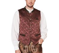 Krüger Herren Trachten Weste kurz, Modell: Kelvin, kurzarm, Tracht, Volksfest