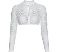 Krüger Langarm-Dirndlbluse Ecru (Größe: 40) 40 weiß