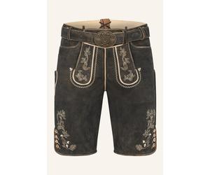 Krüger Lederhose Arendt mit Gürtel 60 braun