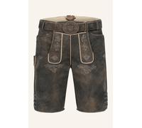 Krüger Lederhose Curtis mit Gürtel 52 braun