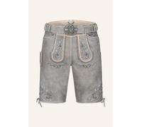 Krüger Lederhose Emir mit Gürtel 62 grau