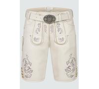 Krüger Lederhose Evan mit Gürtel 44 ecru