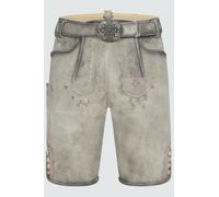 Krüger Lederhose Lenny mit Gürtel 48 grau