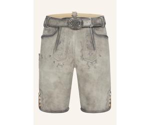 Krüger Lederhose Lenny mit Gürtel 62 grau