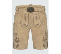 Krüger Lederhose Milian mit Gürtel 50 braun