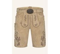 Krüger Lederhose Milian mit Gürtel 58 braun