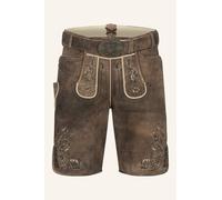 Krüger Lederhose Mischa mit Gürtel 62 braun