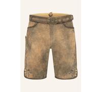 Krüger Lederhose Paulo mit Gürtel 46 braun