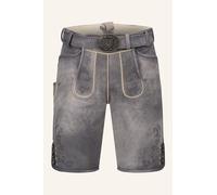 Herren LEDERHOSE Wincent - Krüger Buam - 961071-000-0044 Grau/Grau - Gr. - 46