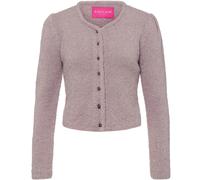 Krüger Madl Bouclé-Strickjacke Rosé (Größe: XL) 44 rosa