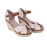 Krüger Madl Damen Trachtenschuh Wedges Duchess Modell 4135-15 Beige Größe 41