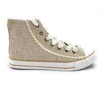 Krüger MADL Damen Trachtensneaker Gianna Gold | Trachtenschuh | Model: 4709-12 (36 EU, Gold)