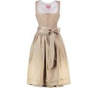 KRÜGER MADL Midi Dirndl beige Elysara 70er Rocklänge Damen