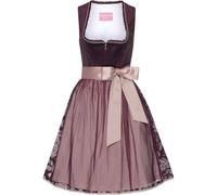 Krüger Madl Midi-Dirndl Bordeaux 40