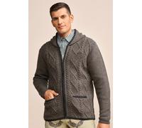 Krüger Strickhoodie Thore S grau