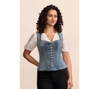 Trachtenmieder HANNELIN - Krüger Madl - 413072-200-0008 Blau/Blau - Gr. - 40