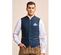 Krüger Buam Herren Trachtengilet blau, Größe 50, 3439263 Blau 50