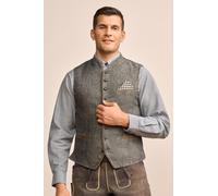 Krüger Herren Trachten Weste, Modell: Platzhirsch, Art.-Nr. 091501-0-0044, 62, grau