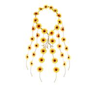 KRYMSON 1 Stück Sonnenblumen-Stirnband, Blumen-Haarschmuck, Damen-Girlande, Performance-Zubehör, Abschlussball-Stirnband, Geeignet Für Bühnenauftritte, Geburtstage, Partys, Karneval Usw