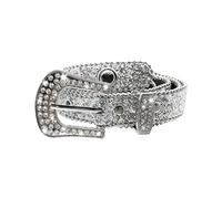 KRYMSON 1 Stück Strass-Paillettengürtel, Glitzernder Gürtel, Personalisierter Vielseitiger Gürtel, Damengürtel, Jeans- Und Rock-Accessoires