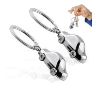 KRYMSON 2 Stück Metall-Auto-Schlüsselanhänger, Auto-Schlüsselanhänger, Herren-Autogeschenke, Auto-Schlüsselanhänger, geeignet für Männer und Frauen zum Aufhängen an Rucksäcken und Handtaschen