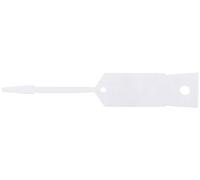 KS Tools Schlüsselanhänger, blanko, 500 Stück, weiß weiß - 500.8018