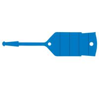 KS Tools Schlüsselanhänger mit Schlaufe 500.8094 – 500 Stück Blau