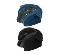 KSBBHDS 2 Stücke Für Frauen -Turbanhut, Turbanhut, Outfit -Accessoires, Elastischer Und Komfortabler Hut.