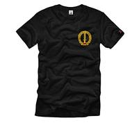 KSK Kommando Spezialkräfte Spezialeinheit Bundeswehr Bw Barettabzeichen - T Shirt #4756, Größe:L, Farbe:Schwarz