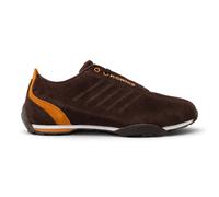 Sneaker K-SWISS "Arvee 2.0 SDE", Herren, Gr. 43, braun (shopping bag, gold flake, gum), Leder, Schuhe Sneaker (94188231-43) shopping bag, gold flake, gum