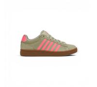 Sneaker K-SWISS "COURT TIEBREAK II SDE", Damen, Gr. 41, abstn, pnklem, gum, Leder, Schuhe Sneaker (82752817-41) abstn, pnklem, gum