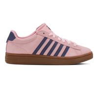Sneaker K-SWISS "COURT TIEBREAK II SDE", Damen, Gr. 40, orchid pink, blau ribbon, Leder, Schuhe Sneaker (95298333-40) orchid pink, blau ribbon