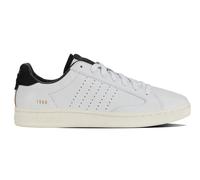 Sneaker K-SWISS "LOZAN KLUB LTH", Gr. 46, weiß (weiß, schwarz, s weiß), Leder, Synthetik, sportlich, Schuhe (69311108-46) weiß, schwarz, s weiß