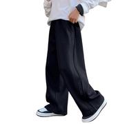 Kswlwccpp Baggy Jogginghose Jungs Kinder Baumwolle Mit Elastischem Bund Sporthose Lockere Jogger Sweatpants Sport Teenager Freizeithose Für Jungen 120-170
