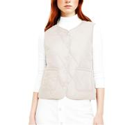 Kswlwccpp Damen Weste Ärmellos Leicht Sport Gesteppt Damenwesten Sommerweste Frühling Sommer Große Größen Dünn Sportweste Arbeitsweste Elegant Kurz Sweatweste Weste