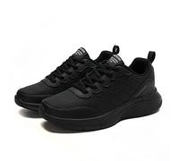 Kswlwccpp Sportschuhe Herren: Extra Breit mit Schnürung Freizeit Leicht Walkingschuhe Laufschuhe Running Flach Fitnessstudio Atmungsaktiv Leder Sneaker Freizeitschuhe 47 Hallenschuhe Turnschuhe