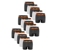 KTM by Freegun Boxershorts für Herren Unterwäsche Pant Men´s Boxer 15 er Pack, Farbe:Dark Grey/Light Grey, Bekleidungsgröße:XXL