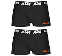 KTM by Freegun Boxershorts für Herren Unterwäsche Pant Men´s Boxer 4 er Multipack, Farbe:Black, Bekleidungsgröße:M