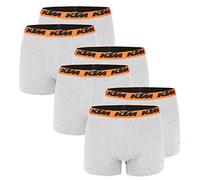 KTM by Freegun Boxershorts für Herren Unterwäsche Pant Men´s Boxer 6 er Pack, Farbe:Light Grey2, Bekleidungsgröße:M