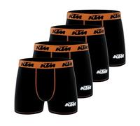 KTM Herren Mikrofaser Racing und Motocross Boxershorts (4er Pack) Größe M