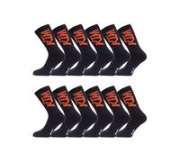 KTM Herrensocken - 12 Stück - hohe Herrensocken, Schwarz , 43-46